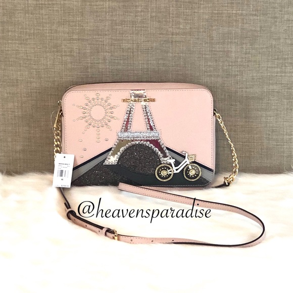MICHAEL Michael Kors Handbags - Michael Kors Jet Set Travel Paris Crossbody Ballet